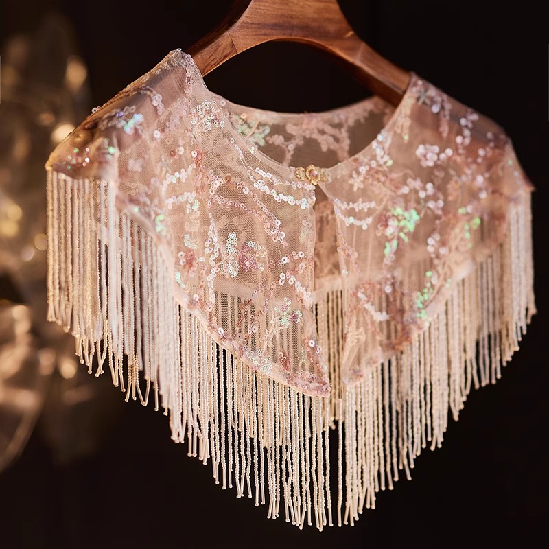 Vintage Fashion Style Female - Women's Spring Summer Vintage Sequins Lace