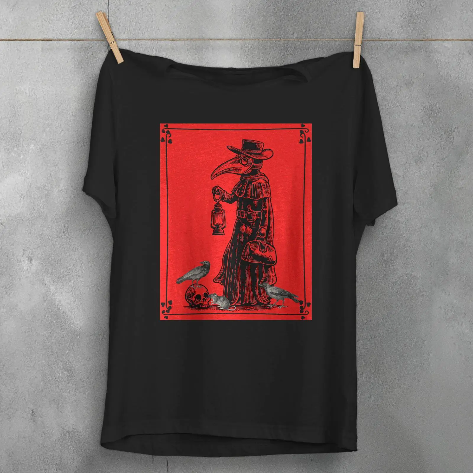 Plague Doctor T Shirt Gothic H - đánh giá và giá Vintage Fashion History