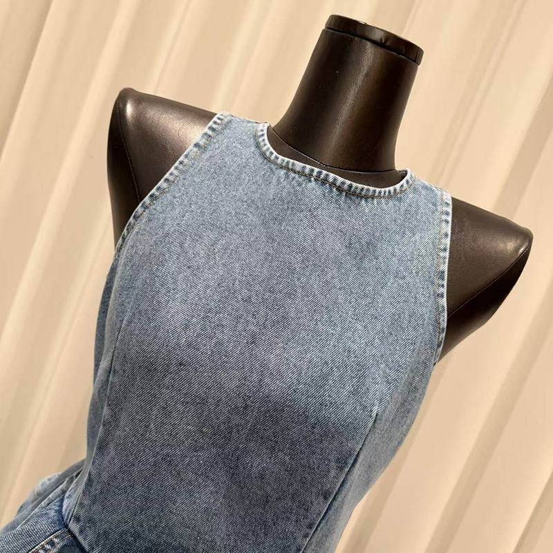 KBQ Blue Spliced Folds Two Pie - đánh giá và giá Vintage Fashion Style Female