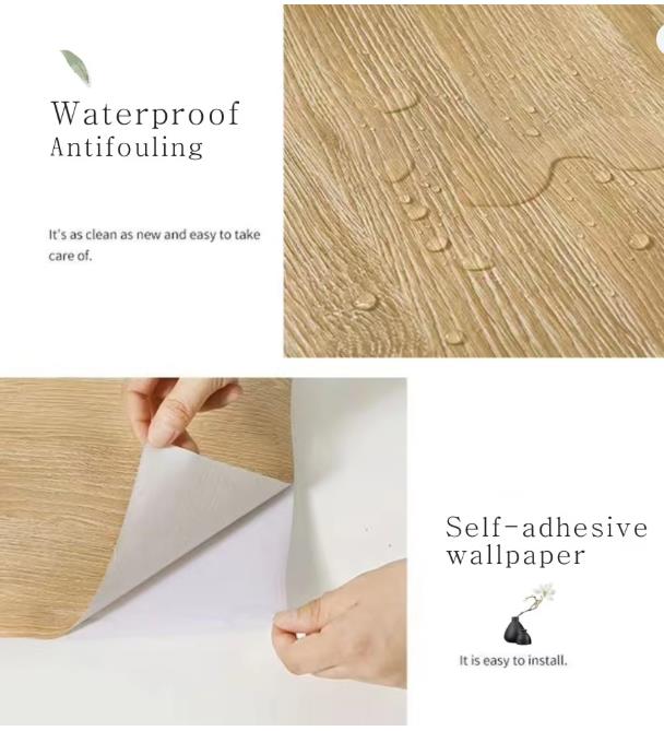 PVC Waterproof Self Adhesive W - đánh giá và giá Vintage Fashion Wallpaper