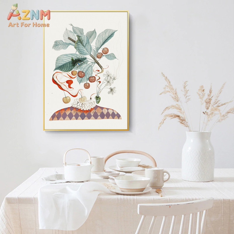 AZNM Surreal Botanical Fruit F - đánh giá và giá Vintage Fashion Wall Art