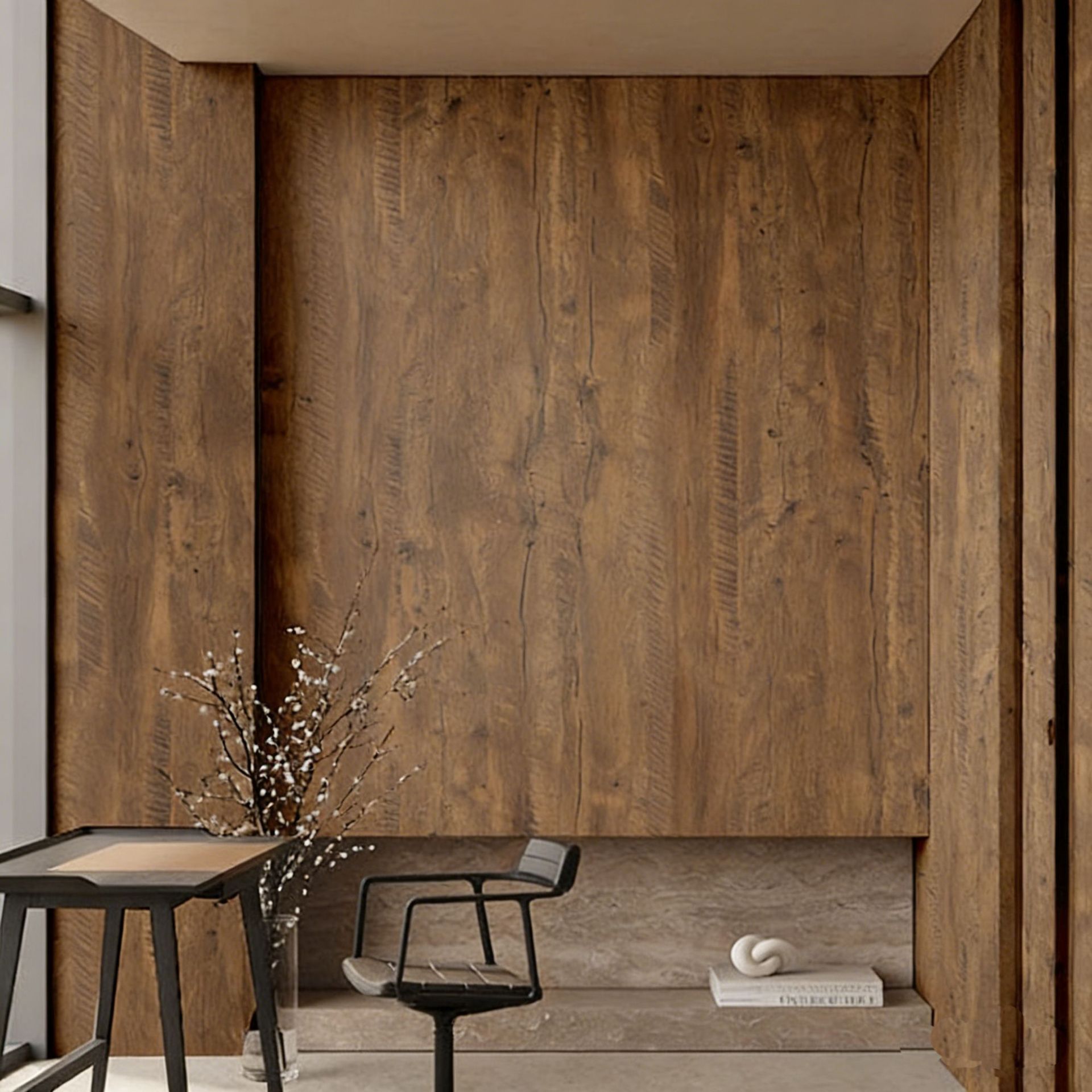 Wood Grain Self Adhesive Wallp - đánh giá và giá Vintage Fashion Wallpaper