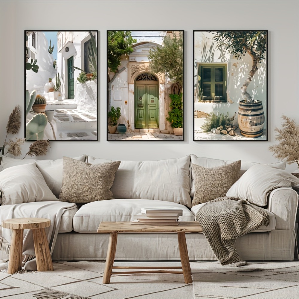 3pcs Frameless Canvas Painting - đánh giá và giá Vintage Fashion Wall Art