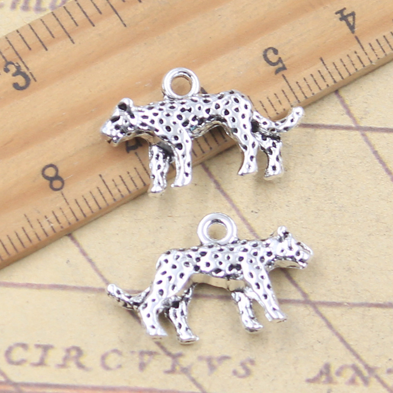 10pcs Charms 3D Animal Cheetah - đánh giá và giá Vintage Fashion Finds