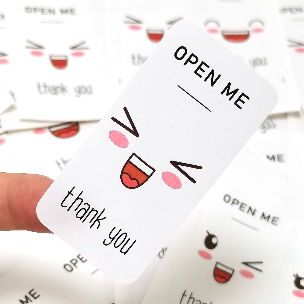 40-100pcs Cute OPEN ME STICKER - đánh giá và giá Vintage Fashion Magazines
