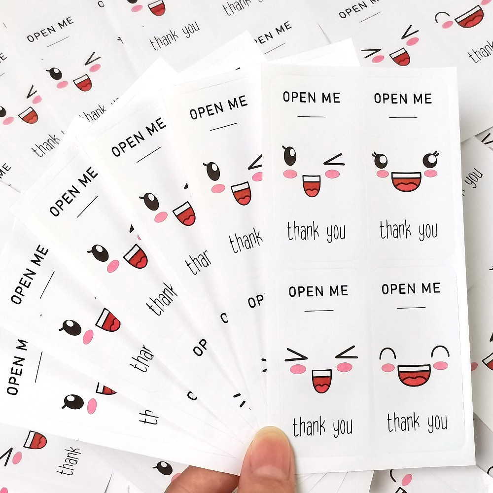 40-100pcs Cute OPEN ME STICKER - đánh giá và giá Vintage Fashion Magazines