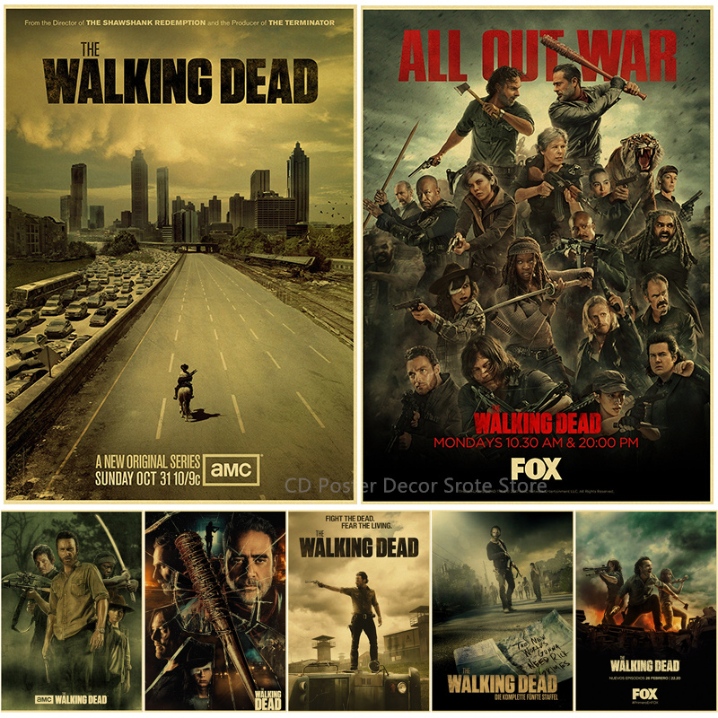 Classic TV Play The Walking De - đánh giá và giá Vintage Fashion Wallpaper