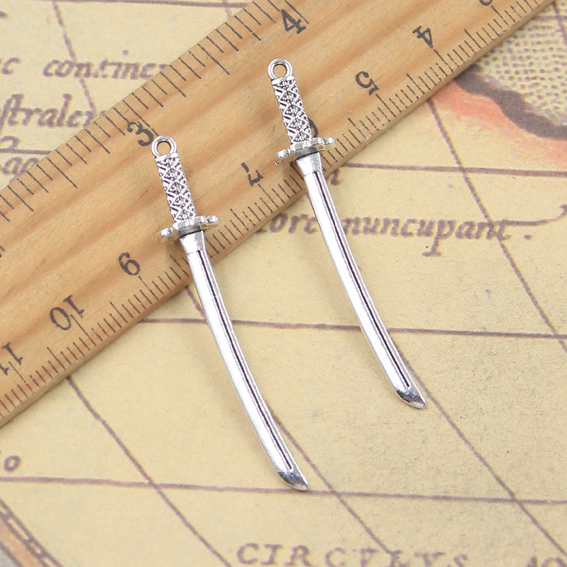 20pcs Charms Katana Knife 49x8 - đánh giá và giá Vintage Fashion Finds