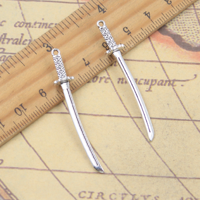 20pcs Charms Katana Knife 49x8 - đánh giá và giá Vintage Fashion Finds