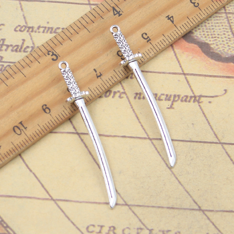 20pcs Charms Katana Knife 49x8 - đánh giá và giá Vintage Fashion Finds