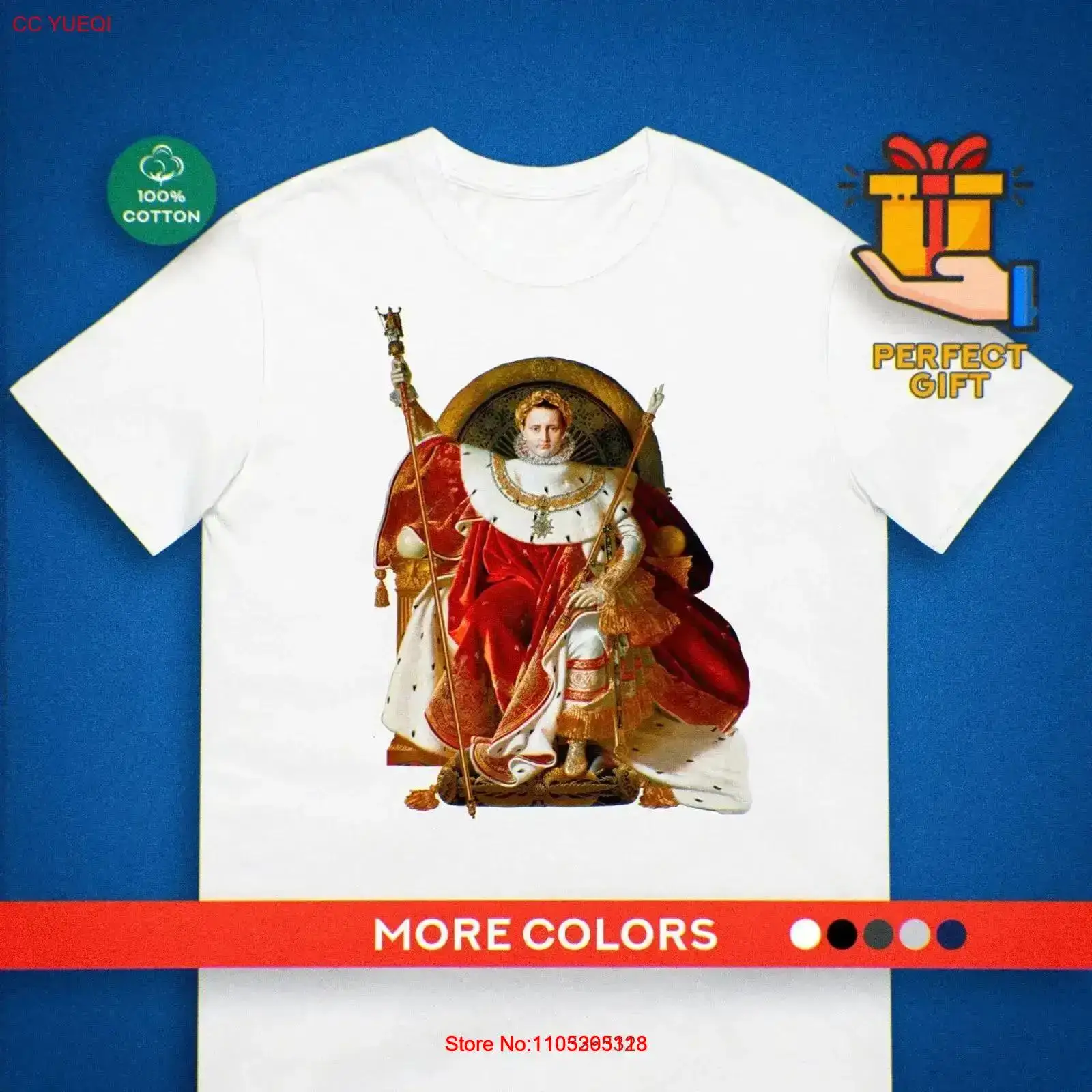 Napoleon T Shirt Ingres Painti - đánh giá và giá Vintage Fashion History