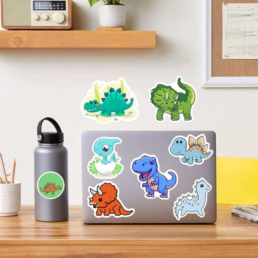 Cute Lovely dinosaur Stickers  - đánh giá và giá Vintage Fashion Magazines