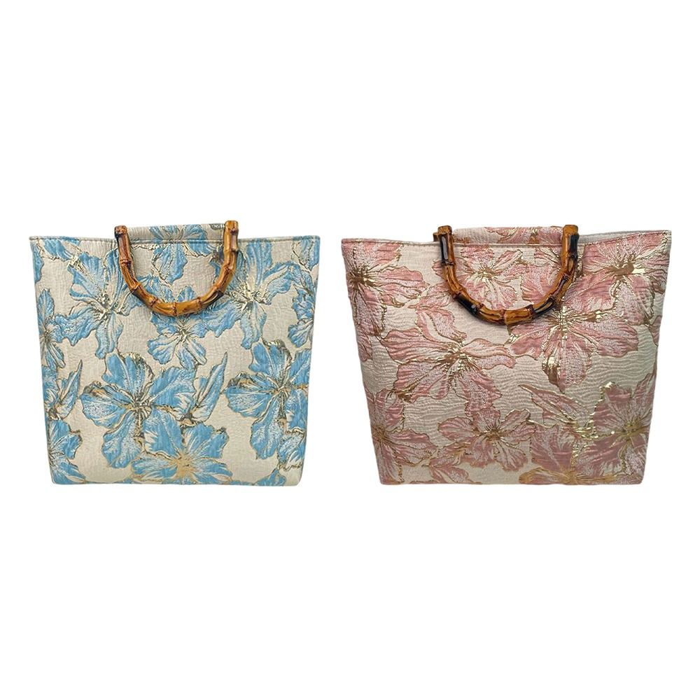 Bamboo Handle Hanfu Tote Bag V - đánh giá và giá Vintage Fashion In Chinese