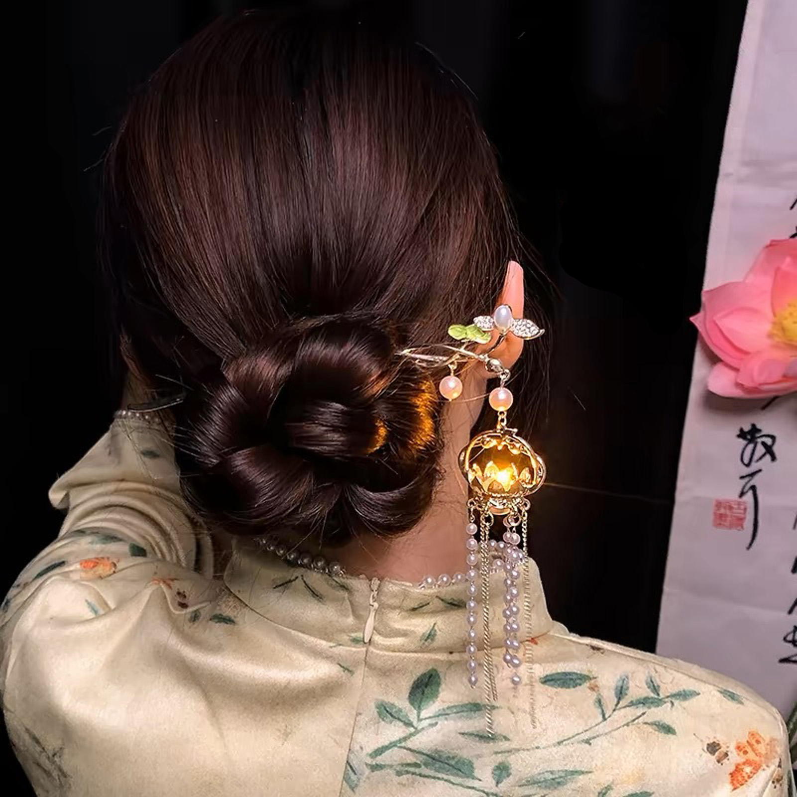 Luminous Flower Hairpin For Wo - đánh giá và giá Vintage Fashion In Chinese