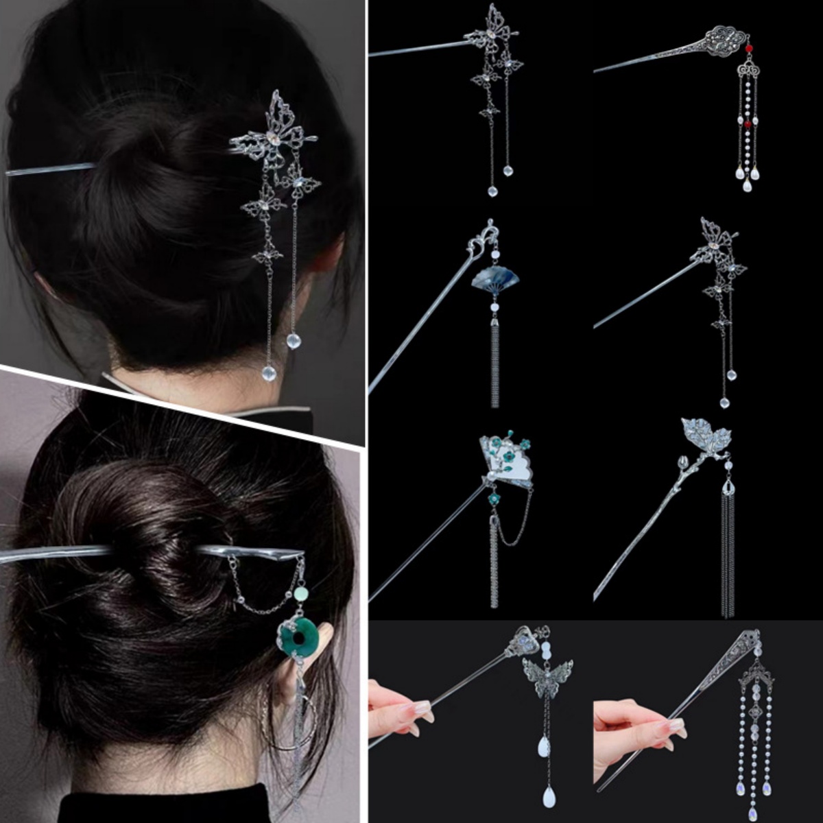 18cm Chinese Style Hairpin Ele - đánh giá và giá Vintage Fashion In Chinese